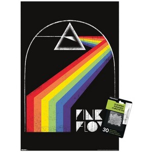 Trends International Pink Floyd - The Dark Side Of The Moon Illustration Variant Unframed Wall Poster Prints - 1 of 4