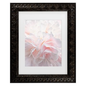 Trademark Fine Art - Cora Niele Pink Peony Petals IV Matted Framed Art - 1 of 4