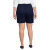 Lands' End Women's Plus Size Elastic Back Classic 7" Chino Shorts - 2 of 4