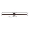 JONATHAN Y Vara Modern Minimalist Indoor/Outdoor Metal 350-Degree Rotate Dimmable Integrated Linear LED Wall Sconce - 4 of 4