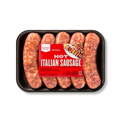 Hot Italian Sausage - 5ct/16oz - Market Pantry™ : Target