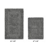 Lux Premium 100% Cotton Tufted Solid Reversible 2 PC Bath Rug Set – Ultra-Soft, Water-Absorbent, Durable, Machine Washable Bathroom Rug - 2 of 4
