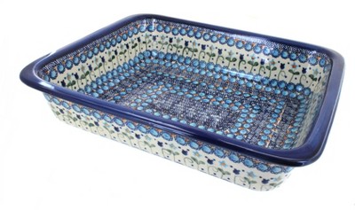 Blue Rose Polish Pottery 335 Vena Muffin Pan : Target