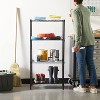 4-Shelf Steel Wire Storage Rack, Adjustable, Sturdy, Easy Assembly, 13.4 D x 23.2 W x 48 H in - 2 of 4