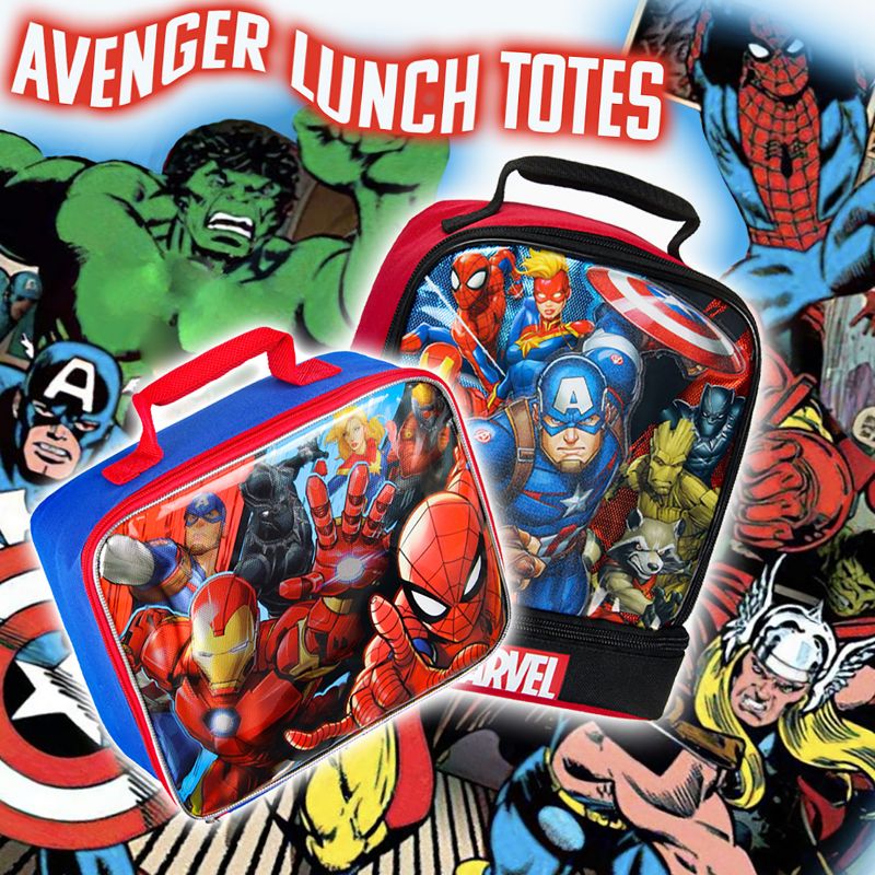 Marvel Universe Comics Avengers Captain America Dual Compartment Insulated Lunch Box Multicoloured, 5 of 7