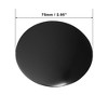 Unique Bargains Car Universal Wheel Center Hub Caps Emblem Badge Decal Sticker Black 4 Pcs - 3 of 4