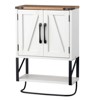 Karl Home Barn Door Bathroom Cabinet Wall Mounted With Towel Bar - 2 of 4