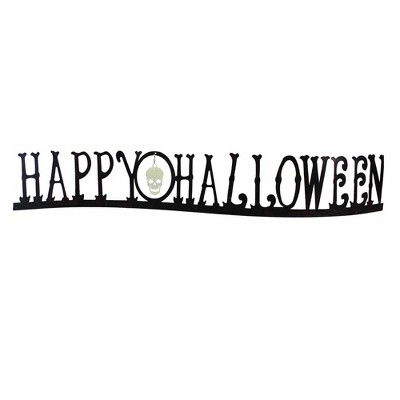 C & F 6.25 In Happy Halloween Centerpiece Tabletop Decor Figurines