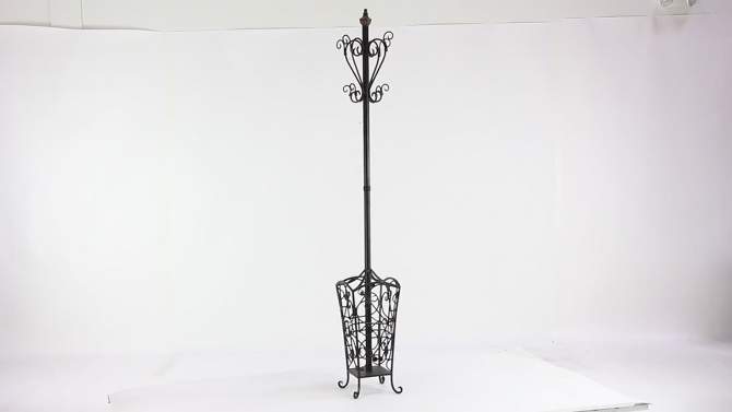 Metal Scroll Footed Umbrella Stand - Olivia & May, 2 of 5, play video
