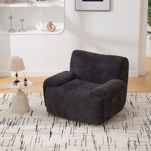 PAGED Comfy Accent Chair Modern Reading Chair Bean Bag Chair with High-Resilience Sponge for Reading Room, Bedroom, No Need Assembly - 1 of 4