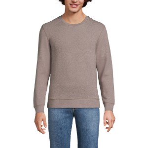 Lands' End Men's Long Sleeve Serious Sweats Crewneck Sweatshirt - 1 of 3