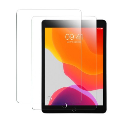 Insten 2-Pack Ultra-clear Tempered Glass Screen Protector Compatible with Apple iPad 10.2"