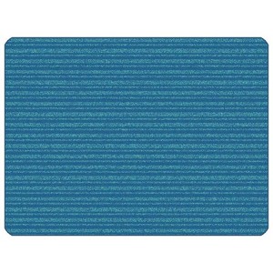 Carpets for Kids KIDSoft Subtle Stripes Tonal Solid Classroom Rug Blue, Teal, Rectangle - 1 of 3