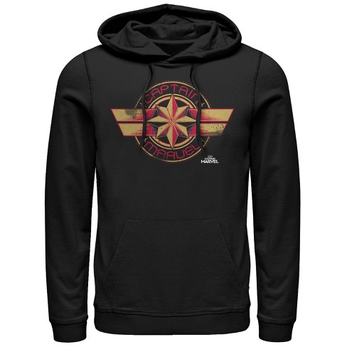 Captain marvel hoodie outlet mens