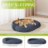 Hachikiko Orthopedic Dog Bed for Large Breeds - Memory Foam/Removable Plush Cover/Non-Slip Base, Joint Pain Relief (110×81×25cm) - 3 of 4