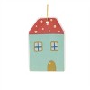 Ceramic Winter House Ornament (Set of 12) - 4 of 4