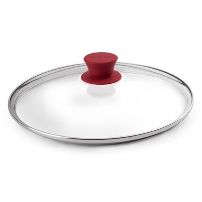 Cuisinel Glass Lid - 10" Fully Assembled Tempered Replacement Cover, Compatible with Lodge Skillets, Pots & Pans, Oven Safe