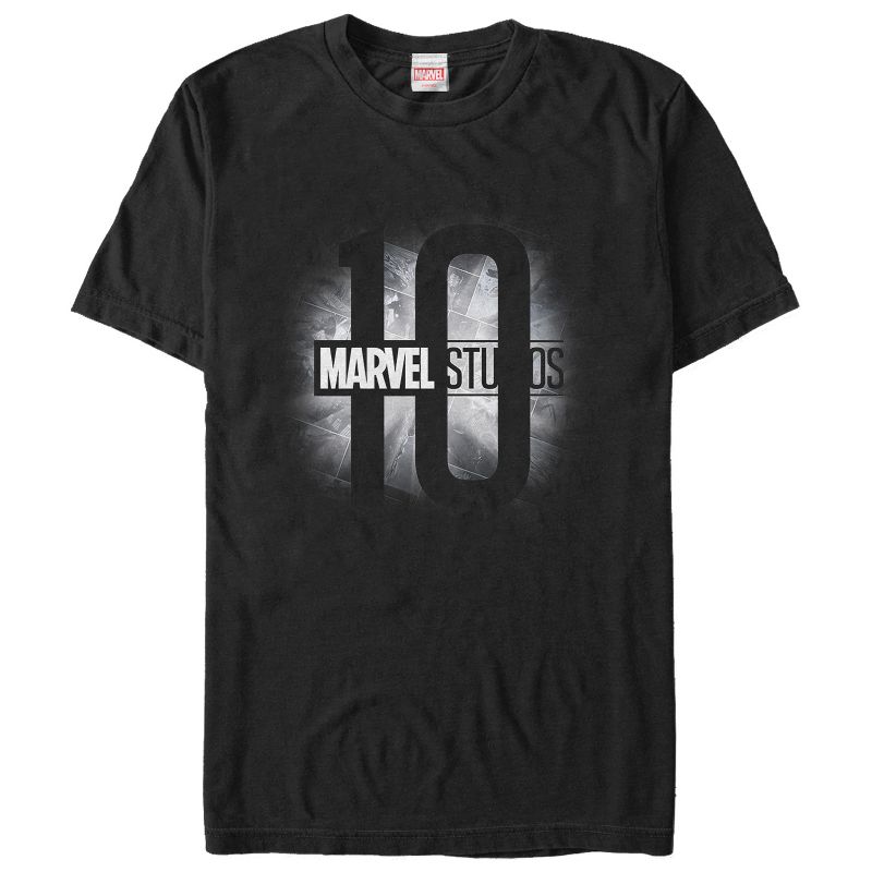 Men's Marvel 10 Studio Anniversaryscale Logo T-Shirt, 1 of 5