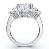 Pompeii3 Certified 7Ct High Jewelry Diamond Ring 14k Gold Lab Created - 2 of 4
