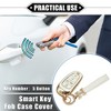 Unique Bargains 5-Button Key Fob Cover Kit Compatible for Sonata Tucson 2020-2022 - 2 of 4