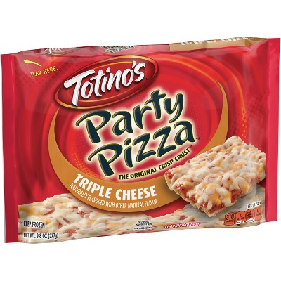 Totino's Triple Cheese Party Frozen Pizza - 9.8oz