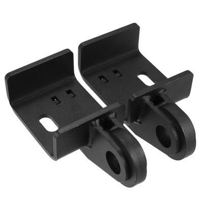Unique Bargains Front Tow Hook D Ring Mounting Bracket Tow Hook Bracket Kit for Toyota Tacoma 2009-2021 Black 2Pcs