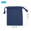 Unique Bargains 100% Cotton Reusable Washable Dust Drawstring Bags 12 Pcs - 2 of 4