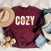 Cozy Season Layered Cursive - Women's Graphic Sweatshirt - 2 of 4