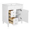 YOOCOZZ 30" Freestanding Bathroom Vanity with Sink,Soft-Closing Door and 2 Drawers - 4 of 4