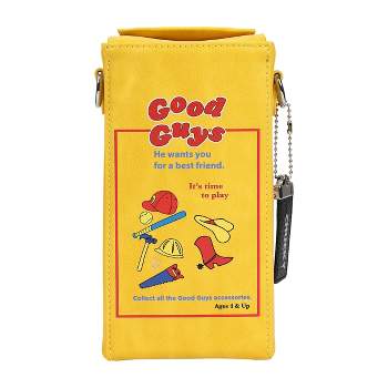 Chucky Doll Box Women's Yellow Novelty Crossbody Handbag