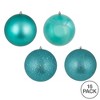 Vickerman Teal Ball Ornament - 2 of 3