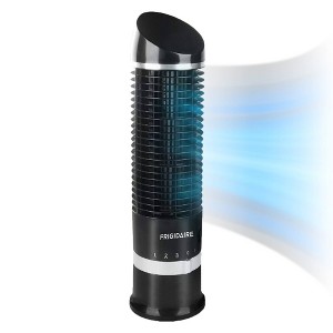 Frigidaire Oscillating Tower Desk Fan with 3 Speeds Black - 1 of 4