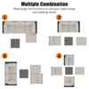 Acekool 5-Piece Outdoor Patio Sectional Set with All-Weather Rattan, Tempered Glass Table & Cushions - 4 of 4
