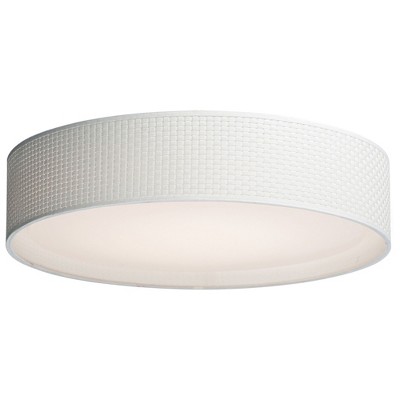 Maxim Lighting Prime 1 - Light Flush Mount in  White Weave