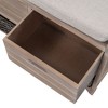 CAVINAS Storage Bench Shoe Rack with Removable Basket and Drawers Fully Assembled - 2 of 4
