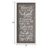 Slickblue Inspirational Christian Wood Sign – God Created You Too Quote – Rustic Wall Accent – 9x18, Grey-White - 3 of 3