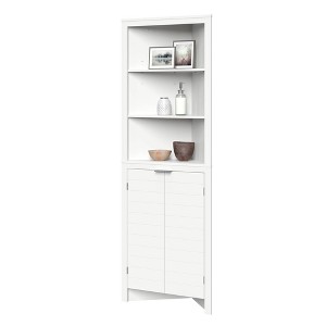 Madison Collection Tall Corner Cabinet - RiverRidge Home - 1 of 4