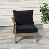 WestinTrends  Avalon Outdoor Patio HDPE Left Arm Facing Sectional Corner Club Chair with Patio Cushions - 2 of 4
