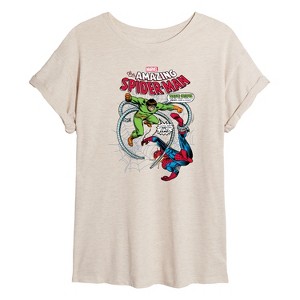 Women's - Marvel - Fighting Doc Ock Oversized Graphic T-Shirt - 1 of 4