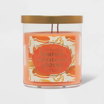 15.1oz Pumpkin Cheesecake Cookie Jar Candle Orange - Opalhouse™
