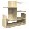 vidaXL Desk Organiser Sonoma Oak 19.3x7.9x20.7" Engineered wood - 2 of 4