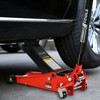 VisioGear 2.5 Ton Low Profile Floor Jack, Racing Floor Jack with Pistons Quick Lift Pump, Hydraulic Floor Jack Lifting, Black&Red, 27.6"*13.15"*5.94" - 2 of 4