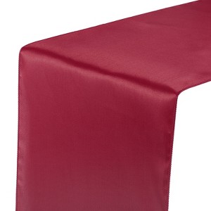 Unique Bargains Wedding Banquet Satin Smooth Soft Shiny Table Runner 12 x 108 Inch 10 Pcs - 1 of 4