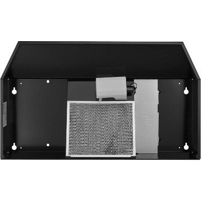 Broan 36" Black Convertible Under Cabinet Range Hood with Charcoal Filter