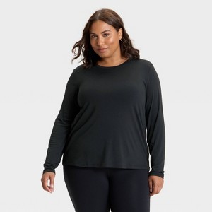 Women's Beyond Ease Leggings Friendly Long Sleeve Top - All In Motion™ - 1 of 3