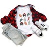 The Juniper Shop Football Collage Toddler Short Sleeve Tee - 2 of 2