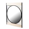 Kiera Grace 30" Logan Metal Round Mirror: Farmhouse Modern Decor, Wall Mount, No Assembly Required - 2 of 4
