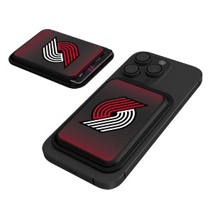 Keyscaper NBA Western Conference Teams Linen Black Magnetic Credit Card Wallet - 1 of 3