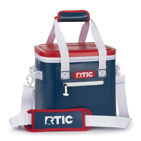 RTIC Soft Cooler 20 Can, Insulated Bag Portable Ice Chest Box for Lunch,  Beach, Drink, Beverage, Travel, Camping, Picnic, Car, Trips, Floating Cooler  Leak-Proof with Zipper, Deep Harbor 