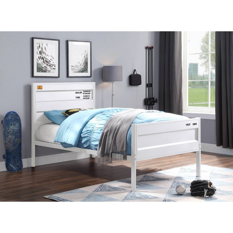 Cargo 79&#34; Full Bed White - Acme Furniture, 1 of 6